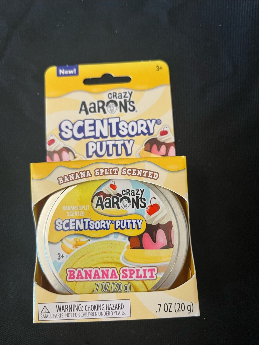 Crazy Aaron’s Scentsory Banana Split Thinking Putty 🍌🍨 | NWT